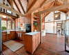 Kitchen/Dining- enjoy the beautiful wide plank wood floors. 