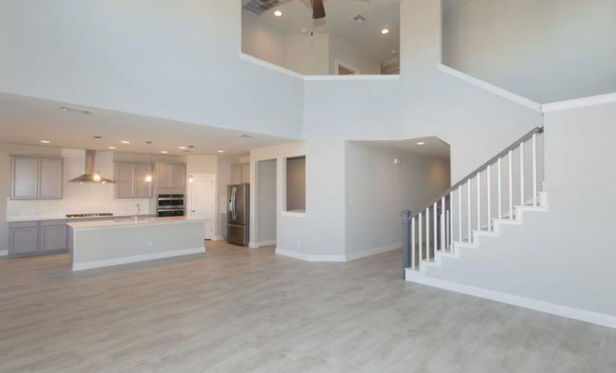 Photo of Pulte home with same floor plan, not of actual home listed.