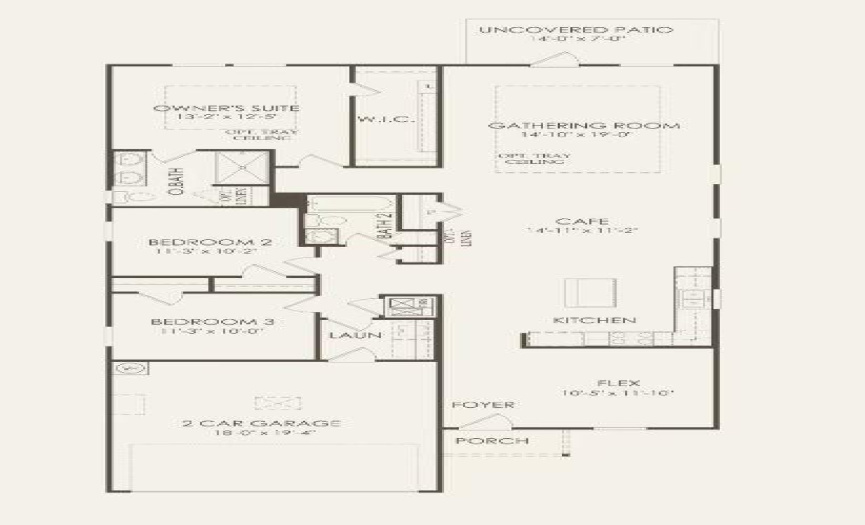 Pulte Homes, Hewitt floor plan