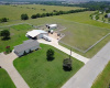 Aerial view of the Guest House, Workshop and Horse Facilities