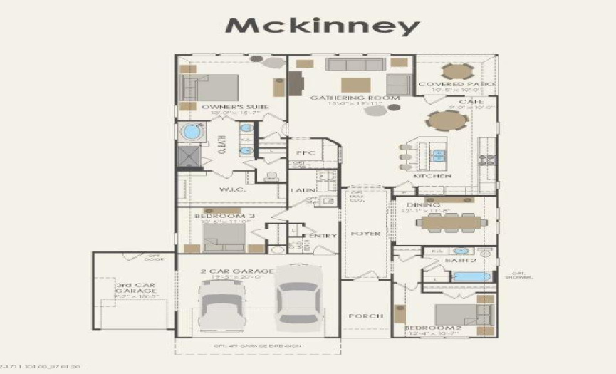 Pulte Homes, McKinney floor plan