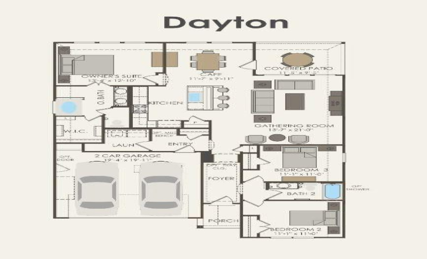 Pulte Homes, Dayton floor plan