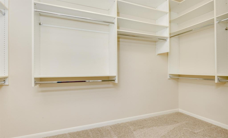 Wowza! Check out this closet in the primary bedroom--it's fantastic!