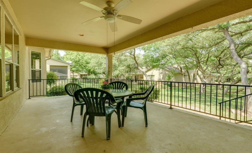 Get ready to relax on this amazing and oversized covered patio! 
