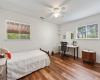 second spacious bedroom down with luxury vinyl plank flooring