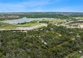 Rare double use (Residential or Commercial) 1-acre lot surrounded by the 200-acre Lakeline Park.  Possibilities are endless. Property lines are approximate.