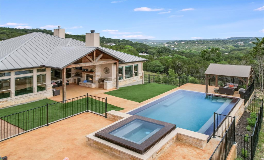 Incredible Hill Country Views from Pool Deck