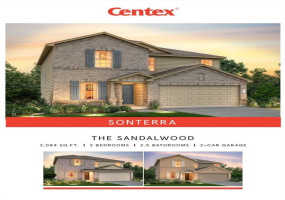 Centex Homes, Sandalwood elevation Q, rendering