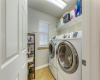 Large laundry room with ample storage.