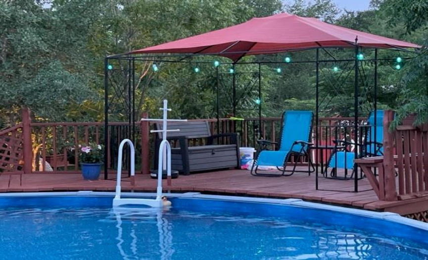 covered area for pool