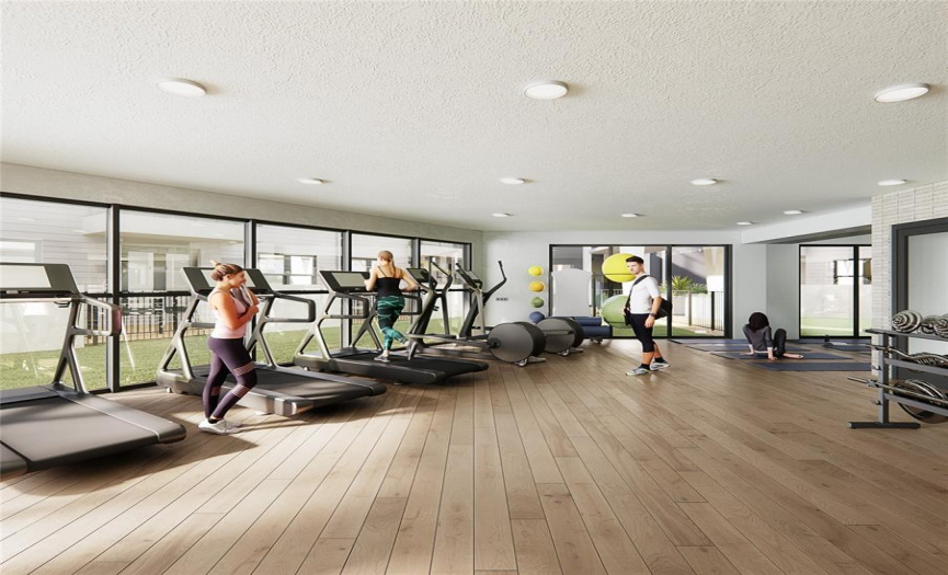 Cardio Studio - images are for illustrative purposes only and are subject to change