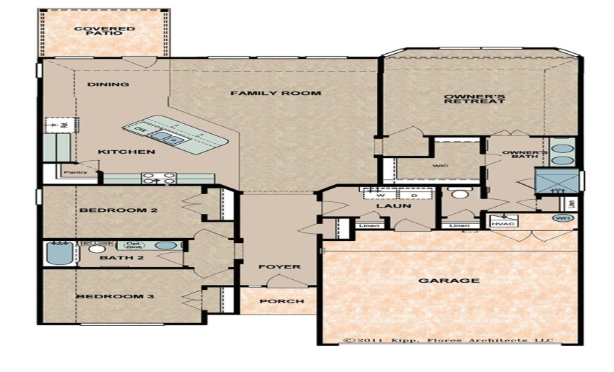 Well thought-out floor plan with no wasted space.