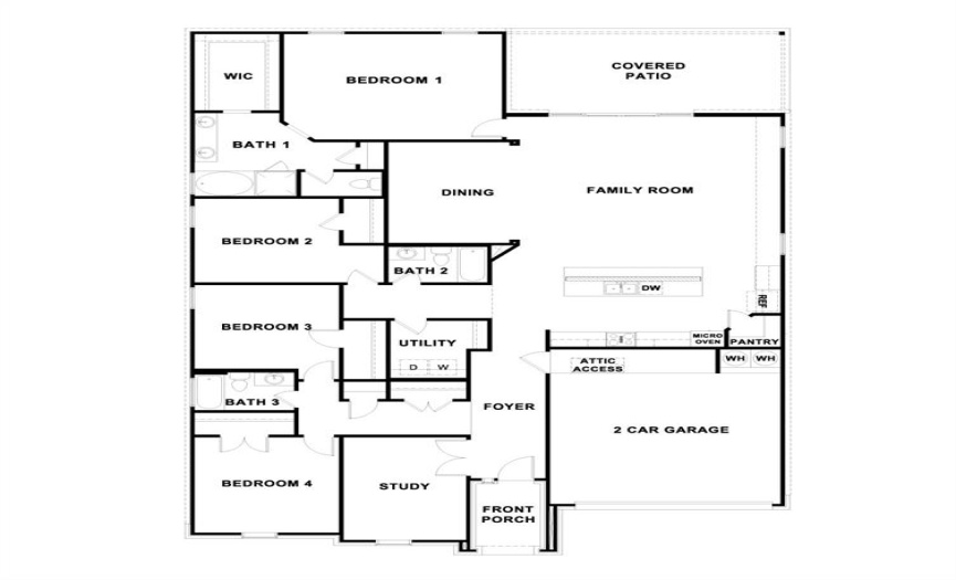 1617 Weavers BND, Georgetown, Texas 78628, 4 Bedrooms Bedrooms, ,3 BathroomsBathrooms,Residential,For Sale,Weavers,ACT8694491