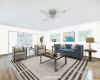 Virtual renovation/staging of family room