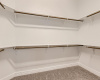 HUGE walk-in closet with built-in shelving