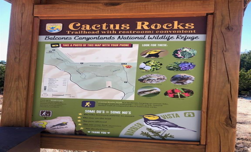 Trails in Balcones Canyonlands National Wildlife Refuge 