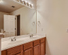 Love those double sinks in the Master bath.