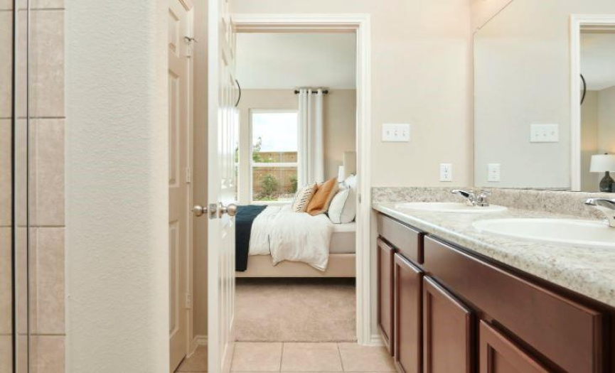 Photo of Centex model home with same floor plan, not of actual home listed.