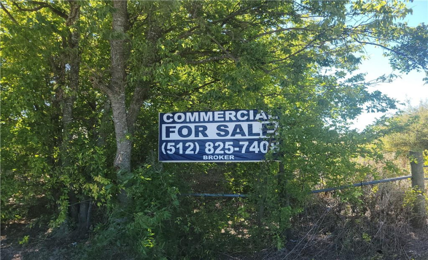 Sign/Banner at property