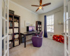 Fabulous home office could also be an exercise room, craft room or even an additional bedroom! 608 Reinhardt Blvd, Georgetown TX 78626. MLS #1500692.