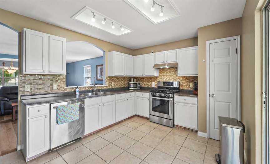 Kitchen with Stainless Steel Appliances 