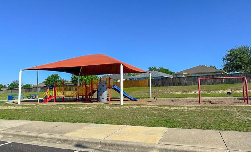Shaded Playground for the children.