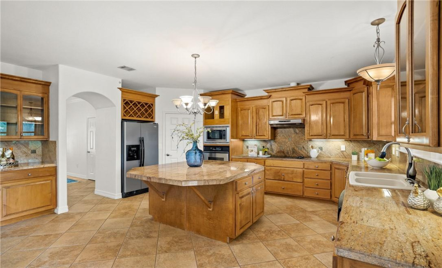 The Guest House kitchen provides plenty of space to make amazing meals with friends.  With it's double-oven and walk-in pantry you will have no problem managing the largest of groups.