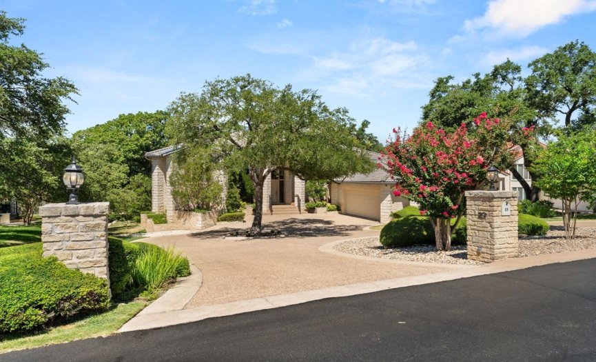Estate home at 29 Hedgebrook Way in the widely sought-after gated community of The Hills.