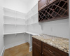 Pantry with wet bar.