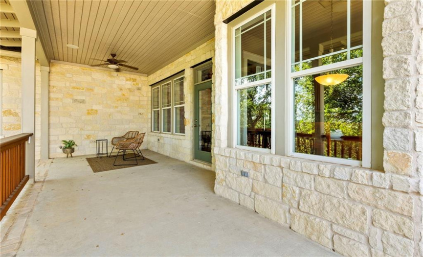 The backyard offers plenty of space for outdoor living including an expansive back patio where you can lounge in the shade while enjoying a cold beverage.