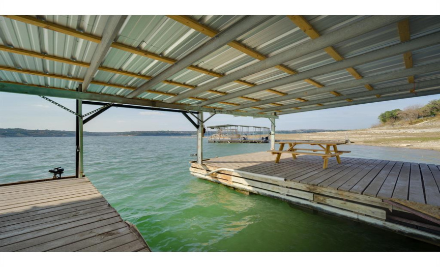 Dock when lake is up