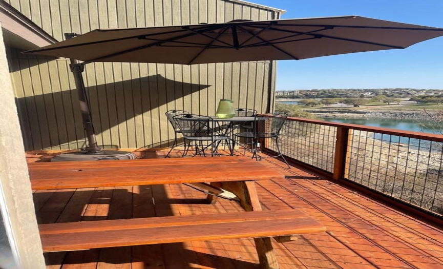 Deck off Dining Room area