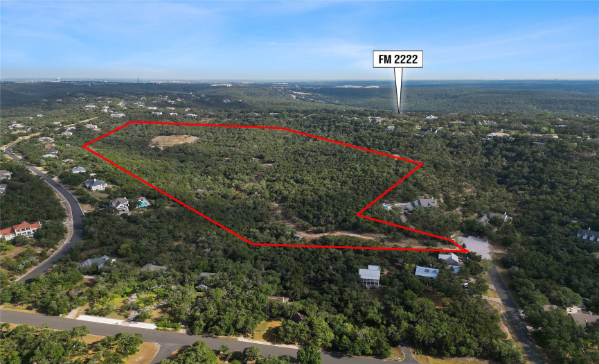 28.9 Acres in the beautiful hills of NW Austin. 