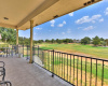 Covered patio over looking the 7th hole of the Legacy Golf Course