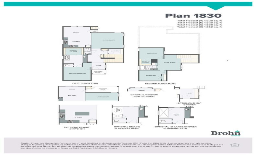 Casetta Ranch 1830 Floor Plan