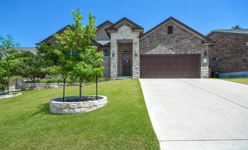 Step into the welcoming embrace of this impeccably maintained home, nestled in the charming Parkside at Mayfield Ranch community. Say hello to 132 Claiborne Lake Ln