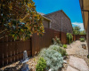 A xeriscaped side yard requires minimal maintenance