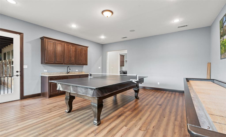 Recreational Room with Pool Access