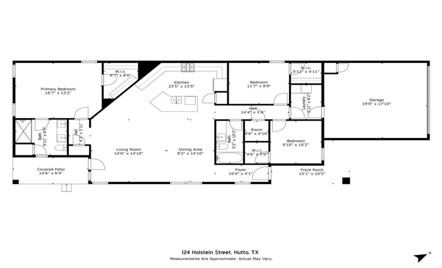 124 Holstein ST, Hutto, Texas 78634, 3 Bedrooms Bedrooms, ,2 BathroomsBathrooms,Residential,For Sale,Holstein,ACT8765761