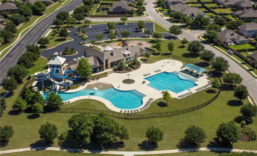 Enjoy a large pool and water park within this community.