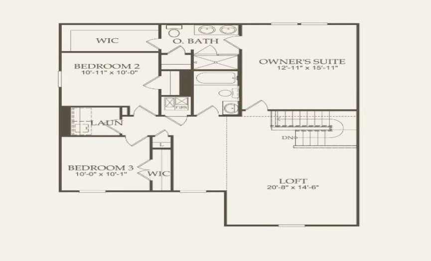 Pulte Homes, Sandalwood floor plan