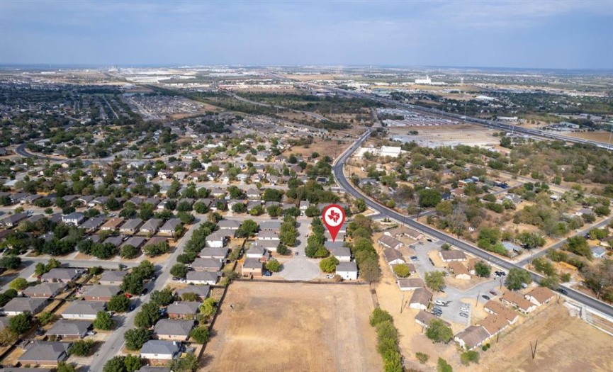 Easy access to Burleson Rd, shopping, restaurants, and I-35.