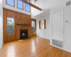 High ceilings with ample light throughout