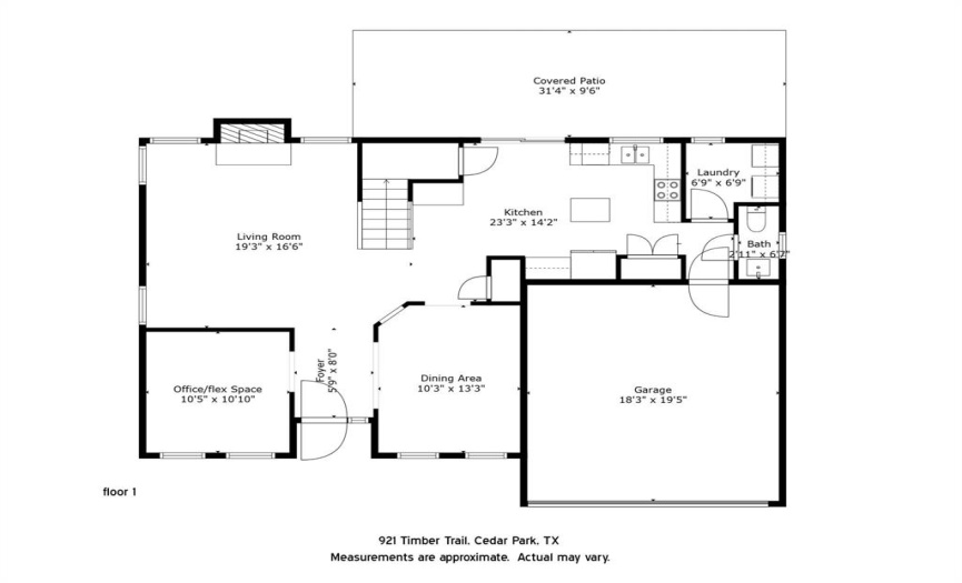 921 Timber TRL, Cedar Park, Texas 78613, 4 Bedrooms Bedrooms, ,2 BathroomsBathrooms,Residential,For Sale,Timber,ACT6382038
