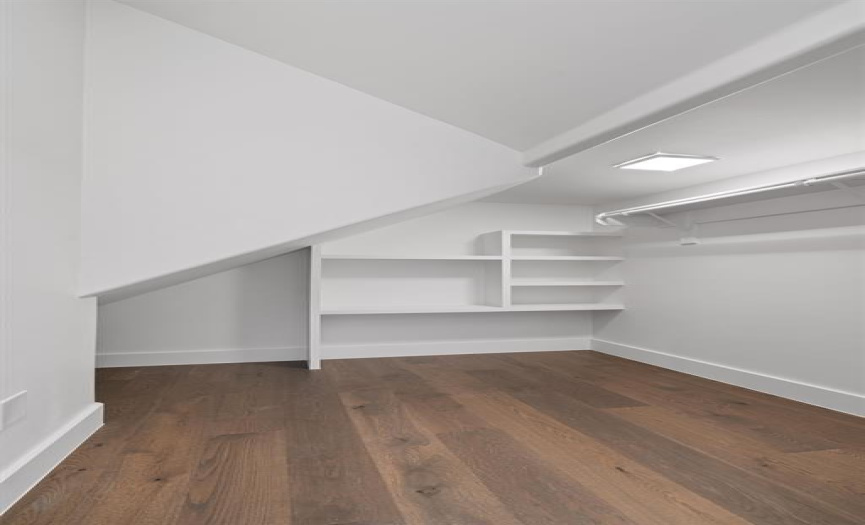 Spacious closet for storage off of guest bedroom
