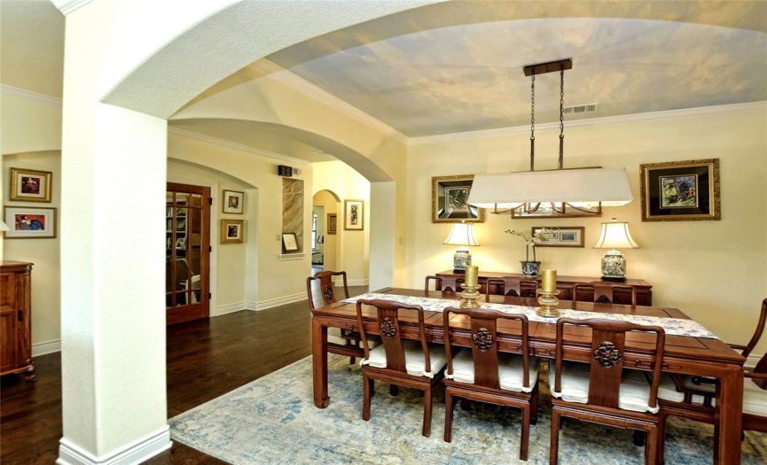 Room for all the friends and family in this dining area!