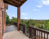 Walk out from the dining/living space to your elevated deck