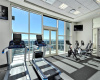 Common Resident top-floor fitness center