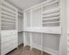 The primary closet has tons of built ins.  You can move right in! 
