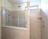 Great primary shower with rainfall shower head